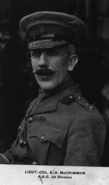 Lt. Col. B.A. McCrimmon, A.A.G. 1st Div.