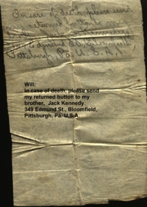 Unsigned 1918 will sending everything to Jack Kennedy.