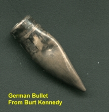 Probably German Bullet removed from BRK/RRK in 1918