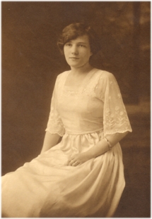 Ida Kennedy in Wedding Dress