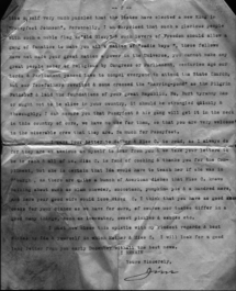 Jim Kinsella letter of Nov 3, 1919, page 2