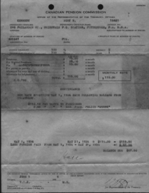 June 1, 1936 Letter increasing BRK pension. to $115.00
