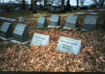 Uniondale Cemetery, Kennedy Plot, Ida Kuhn Kennedy and Burton Ross Kennedy graves