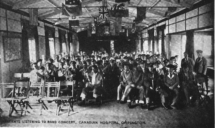 Patients listening to Band Concert, Orpington. Post Card