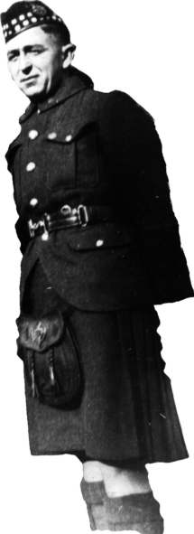 Burt Kennedy in WWI Kilts.