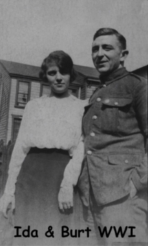 Burt & Ida Kennedy in 1919 on Yew Street
